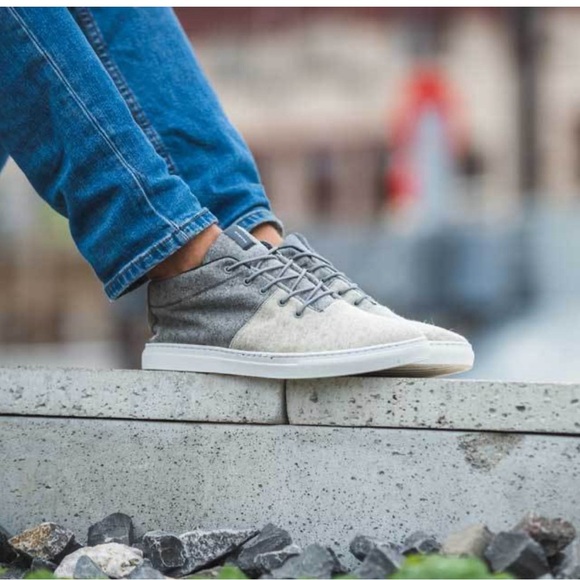 Baabuk Sky Wooler Shoe in Middle Grey Size 36 EUC - Picture 6 of 13